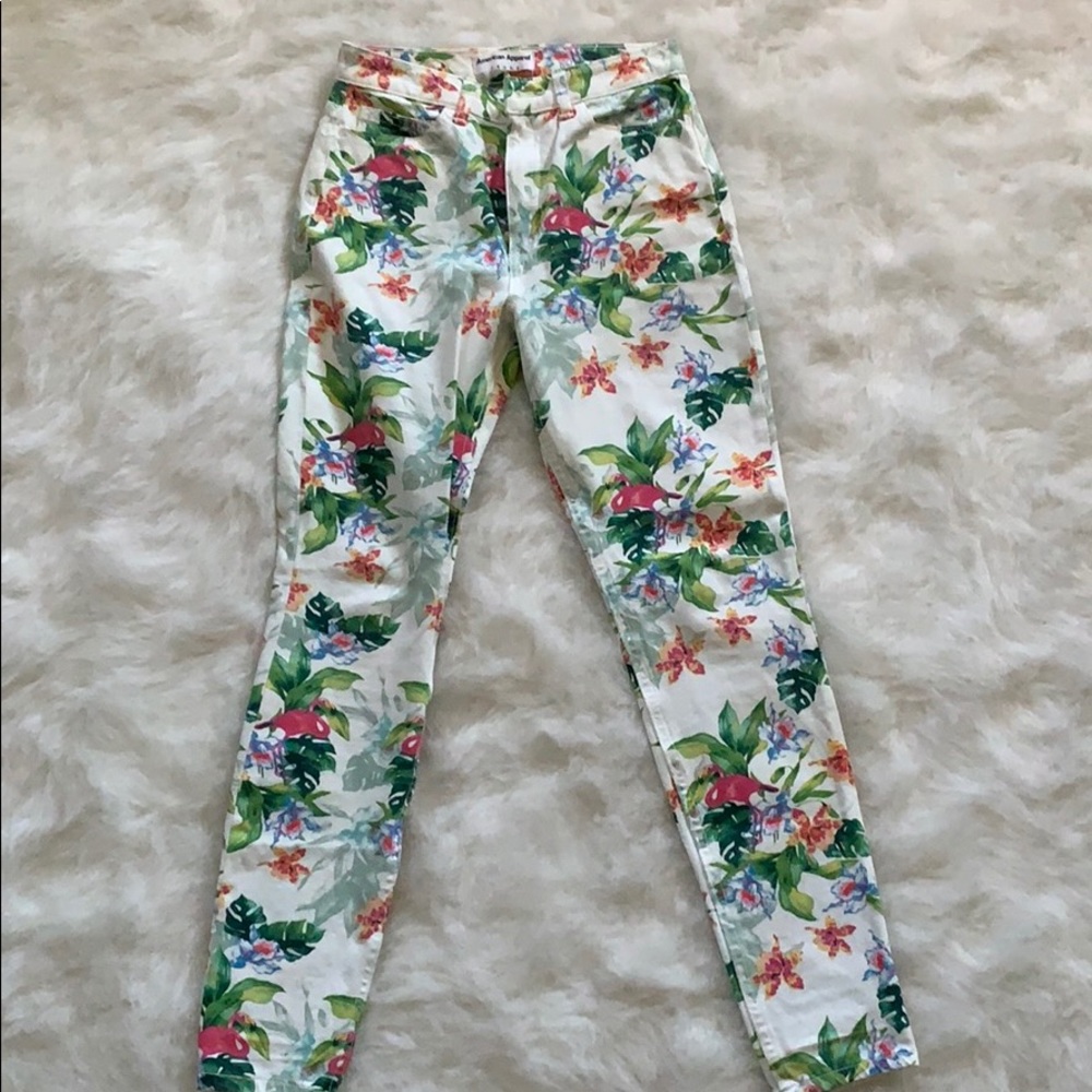 American Apparel tropical jegging